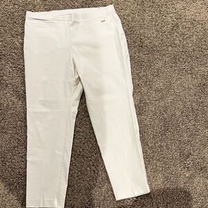 Jones New York Women's Cream Chinos plus 2x stretch multi seasonal